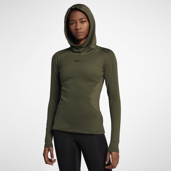 nike pro hyperwarm pullover